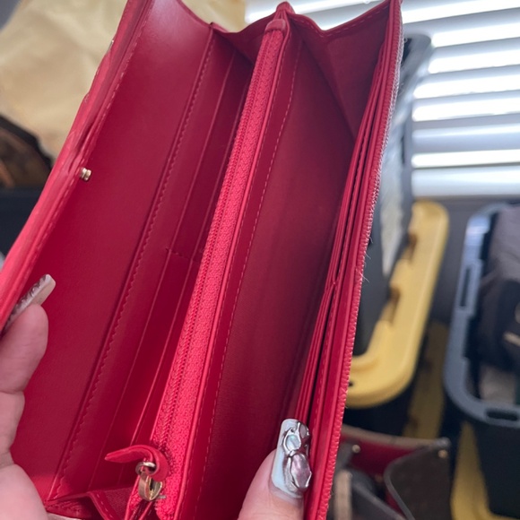 Chanel long wallet red color in caviar - Picture 4 of 5